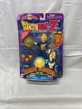 Dragon Ball Z Energy Blasters S.S. Vegeta Action Figure - Yellow & Blue